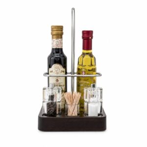 Set Bisetti cu râșniță sare, râșniță piper și dozator scobitori