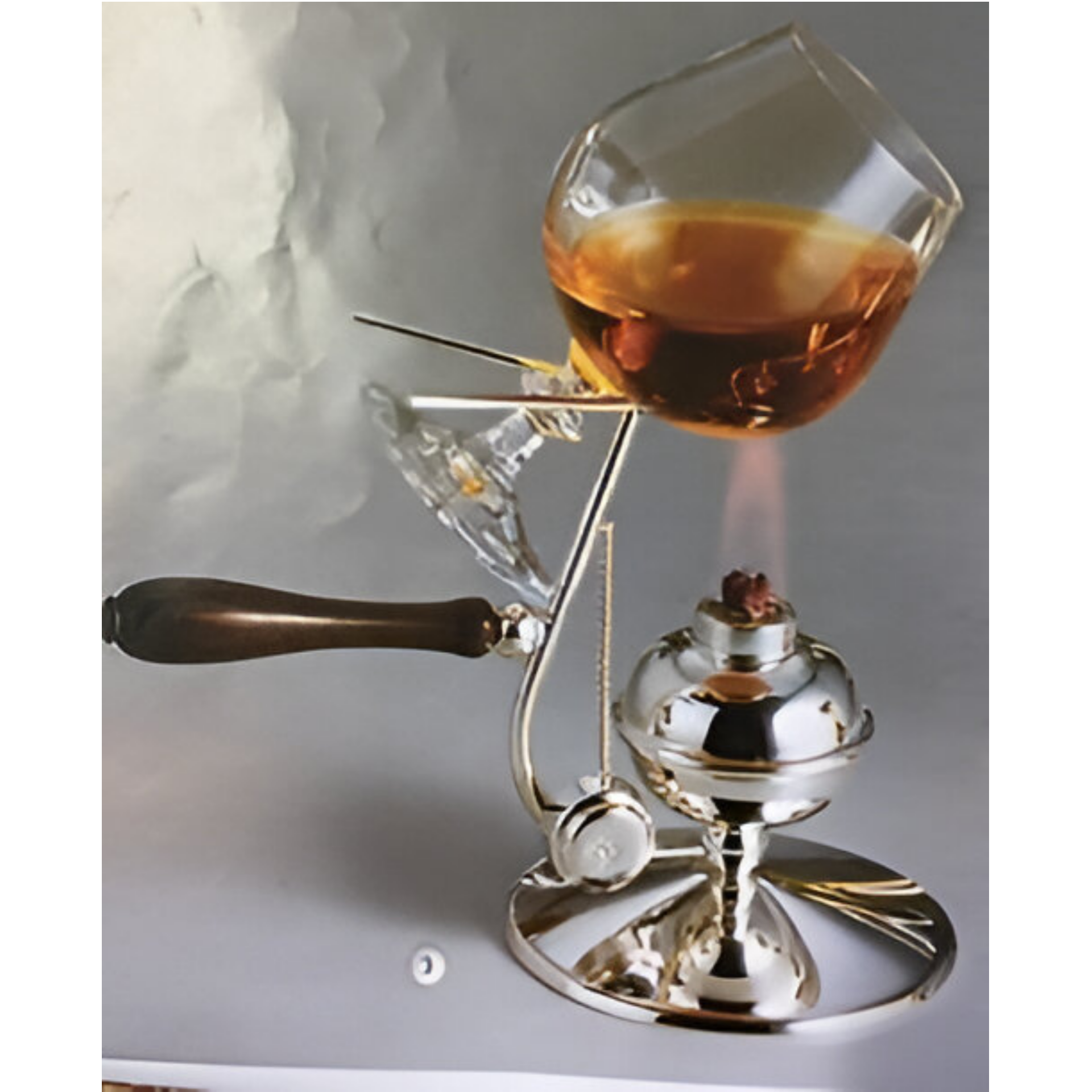 konect 鉢　DragonTail Pahar cognac cu suport si incalzitor - Leida Impex SRL