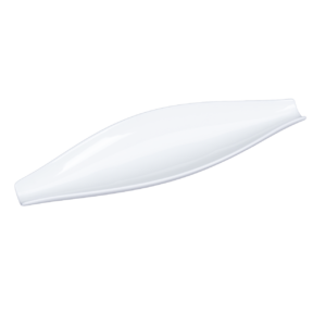 Platou Oval Formă Barcuță, Porțelan Alb 32cm Feelings, RAK