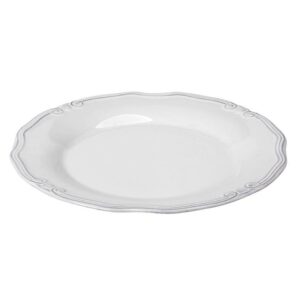 Farfurie întinsă pătrată porțelan alb 20x20x2cm Espiel TIFFANY