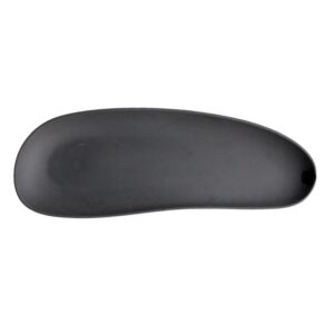 Platou YAYOI Cookplay Porțelan negru, 33,5×12×3,5cm