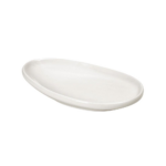Platou SIDERS IVORY Espiel din porțelan alb premium, 26 × 17,5 × 4,7 cm, ideal pentru aperitive, sushi, deserturi și preparate gourmet în restaurante și hoteluri.
