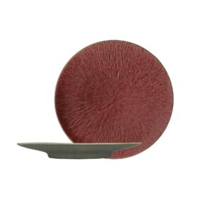 Farfurie întinsă SOUL STONEWARE 20 cm cu model în relief din stoneware premium ESPiel.