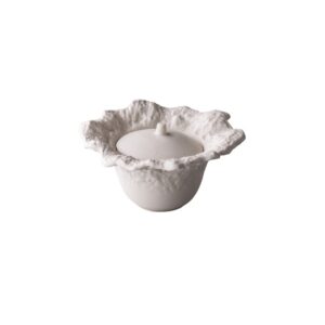 Bol cu capac Everest Studio RAW din stoneware premium, perfect pentru servire elegantă și păstrarea prospețimii preparatelor.