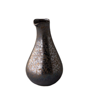 Recipient tip carafă Studio RAW Speckled Brown din stoneware bronz, 7 × 14 cm, ideal pentru sosuri, dressinguri și ulei de măsline.